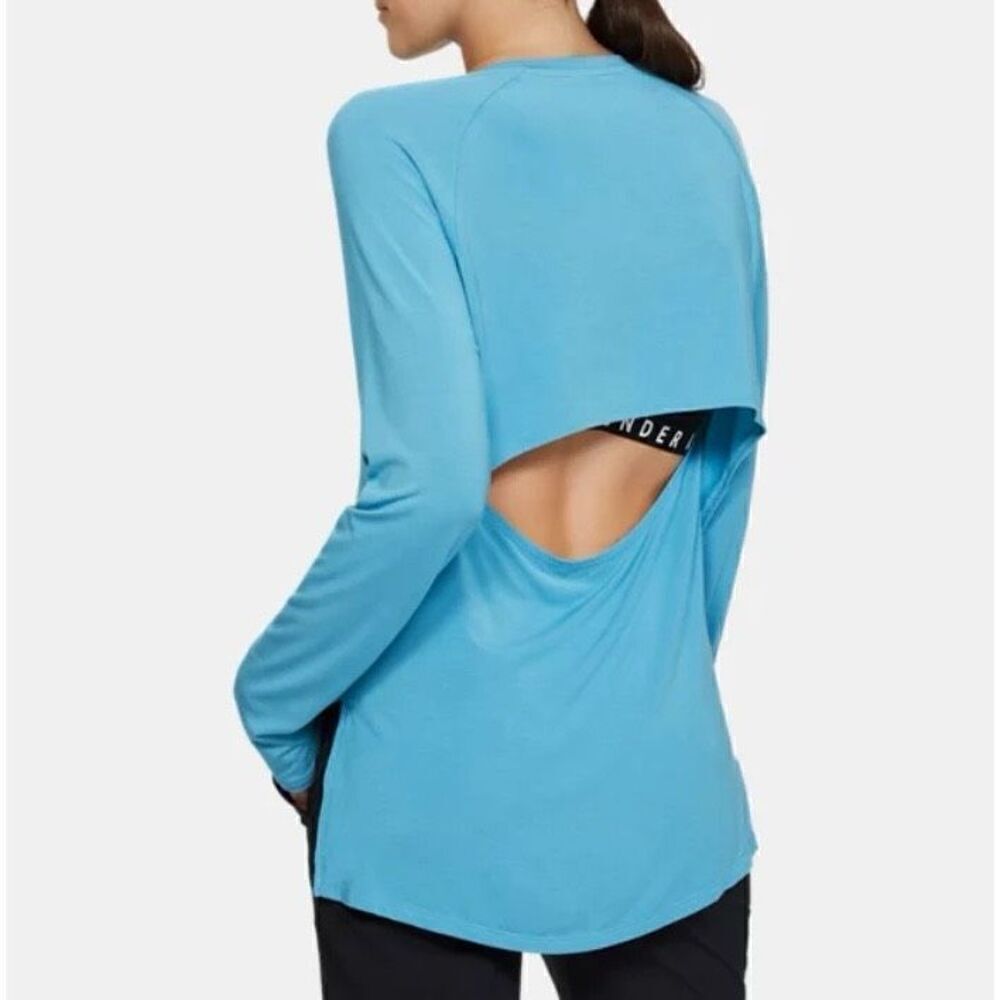 Under Armour‎ Blue Modal Open Back Top | XS